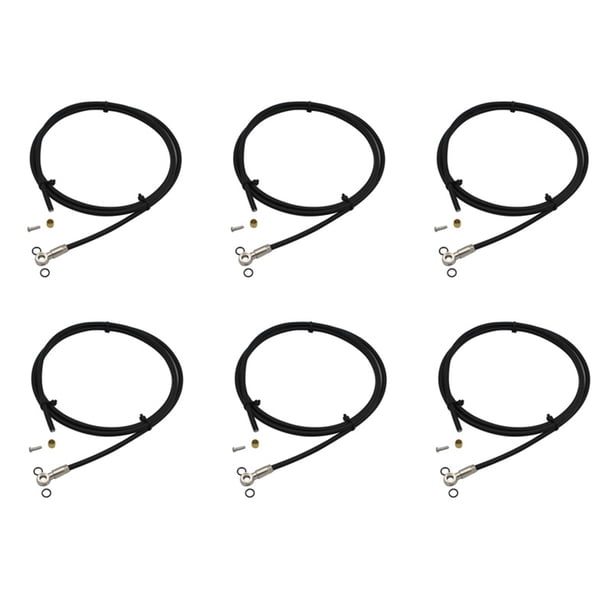 6X Cable de Cable de Línea de Manguera de Tubo de Freno de Disco Hidráulico de 2 M Mtb para Shimano Slx Xt Xtr Bh90