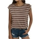thumbnail image 2 of Fiudx Liquidación de Ahorros de Verano Blusa de Manga Corta Estampada a La Moda para Mujer, Blusas Informales con Cuello Redondo, 2 of 5