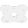 thumbnail image 2 of 36"OD x 7"ID x 12 1/2"C x 1"P Luna Architectural Grade PVC Contemporary Ceiling Medallion, 2 of 11
