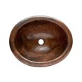 thumbnail image 3 of Premier Copper Products BSP3-LO18RDB Wide Rim Oval Self Rimming Sink with Vessel Faucet, 3 of 4
