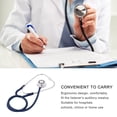 thumbnail image 2 of Double-sided Stethoscope Single Tube Doctors Nurse Cardiology Stethoscope, 2 of 8