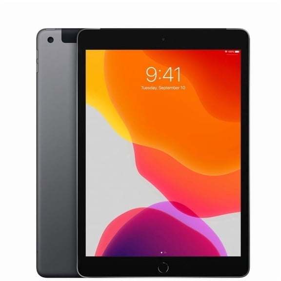 Restored Premium Apple iPad 7th Gen (2019) WiFi + Cellular Space Gray 32GB (Refurbished)