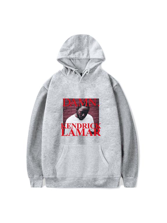 Kendrick Lamar Merch Hoodie K. Dot Damn Hoodies Album Cover Clssic Photo Rapper Merch Long Sleeve Unisex Pullover Streetwear