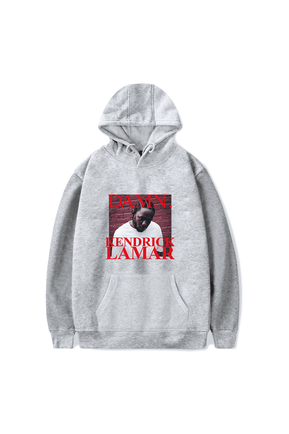 Kendrick Lamar Merch Hoodie K. Dot Damn Hoodies Album Cover Clssic Photo Rapper Merch Long Sleeve Unisex Pullover Streetwear