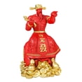 thumbnail image 1 of Estatua china de Cai Shen, arte de escultura china, decoración del Dios de Feng Shui para la decoración del hogar, regalo de año Nuevo Rojo mayimx Estatua de Cai Shen, 1 of 9