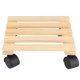thumbnail image 4 of Bandeja rodante para maceta, soporte de madera para maceta con ruedas, carrito para maceta hecho a mano con cuidado Jadeshay A, 4 of 8