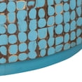 thumbnail image 3 of bali & pari Kaloni Bohemian Sky Blue Coconut Shell and Acacia Wood Coffee Table, 3 of 6