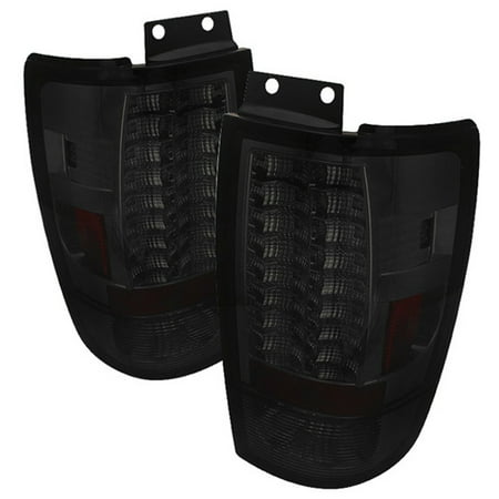 Tail Lights G2 Carbon - Fits Smoked 97-02 Expedition Sport SUV G2 LED Tail Brake Lights Lamps Left+Right