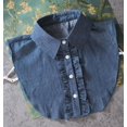 thumbnail image 5 of YooGuoGuo Denim Fake Collar Detachable Blouse Dickey Collar Half Shirts Faux False Collar for Women & Girls Favors, 5 of 8