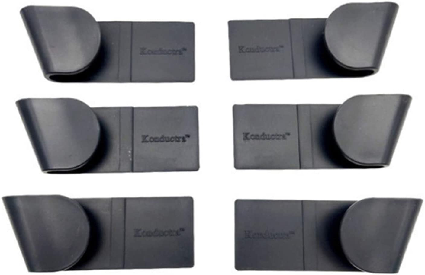 3 Pairs Pot Lid Holder, ABS Wall Mounted Pot Lid Rack Organizer Holder