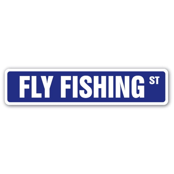 Fly Fishing Street [3 Pack] of Vinyl Decal Stickers |for Laptop Car