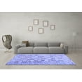 thumbnail image 3 of Ahgly Company Machine Washable Indoor Rectangle Southwestern Blue Country Area Rugs, 7' x 9', 3 of 4