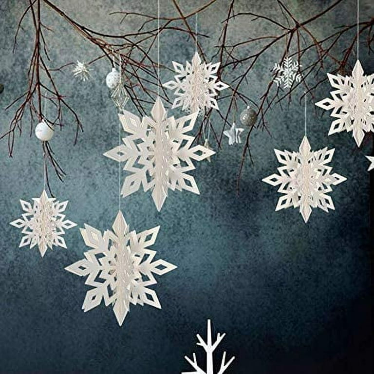 300pcs Snowflake Confetti For Winter Wonderland Decorations Snowflakes For  Crafts Snowflake Baby Shower Confetti Winter Wedding Decorations Snowflake