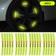 thumbnail image 1 of 20 Pegatinas De Cubo De Rueda De Coche Cinta De Rayas Reflectante Alta Para Motocicleta Noche Conducción Seguridad Luminosa Universales huangjie unisex, 1 of 2