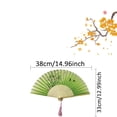 thumbnail image 4 of Cloud Pattern Fringed Folding Fan Men's /Children's Dance Fan Ancient Style Portable Small Fan, 4 of 5