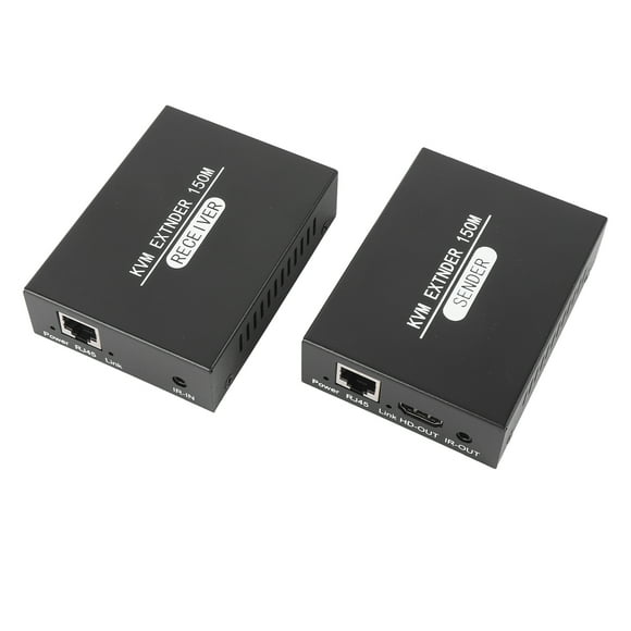 HD Multimedia Interface Extender 150M over CAT5E 6, 1080P HD Aluminum Alloy Plug and Play for Projectors DVDs Set Top Boxes