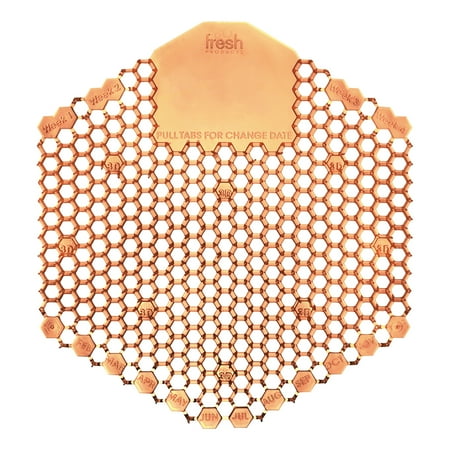 - Fresh Products Wave 3D Urinal Deodorizer Screen, Orange, Mango Fragrance, 10 Screens/Box