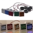 thumbnail image 1 of Upgraded Square LED Digital Dual Display Voltmeter & Ammeter Voltage Gauge Current Meter AC 60-500V 0-100A Durable, 1 of 4