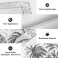 thumbnail image 6 of Outdoor Rug 3x5 ft Grey Tortoise Palm Tree Outdoor Large Area Rug Non Slip Rubber Tropical Plants Front Door Mat RV Rug Camping Carpet Patio Outdoor Rugs for Backyard Balcony Deck Porch Indoor, 6 of 9