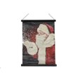 thumbnail image 1 of Support Mural En Papier Froissé Père Noël, 1 of 3