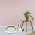 thumbnail image 4 of LEORX 1 Set Sifting Litterbox Grey for Indoor Use with Cat Litter Basin, 4 of 8