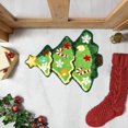 thumbnail image 4 of Festive Christmas Tree Shaped Floor Mat Water Non Indoor for Kitchen Entryway Living Room, 4 of 6