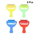 thumbnail image 2 of Yale Kids Painting Roller Set Assorted Color Foam and Plastic Great for Art Lessons 8Pcs, 2 of 8