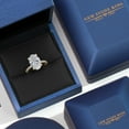 thumbnail image 4 of Gem Stone King 5.16 Cttw IGI Certified Lab Grown Diamond in 14K Yellow Gold Engagement Ring for Women | Oval Center Diamond 5.00 Ct | D-E Color | VS1-VS2 Clarity | Size 8, 4 of 6