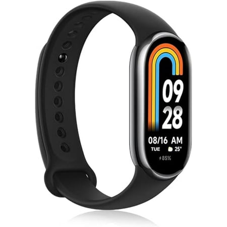 Xiaomi Mi Band 8 Smart Bracelet 1.62â€œ AMOLED Screen Heart Rate Blood Oxygen Bluetooth Sport Watch Fitness Traker Watch(Global Version Black) (M2239B1)