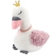 thumbnail image 2 of Muñeco de cisne de juguete rosa bebé animal de peluche lindo cisne decoración de la habitación de los niños con coronaRosa 25 cm, 2 of 5