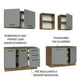 thumbnail image 4 of Cocina Integral Completa Modular Madesa Agata 240cm MG 03, 4 of 5