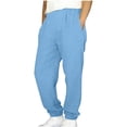 thumbnail image 1 of Niños pantalones niñas Color sólido suelto de ajuste casual deportivo cónico con bolsillos laterales cintura Niños niñas vestido pantalones, 1 of 8