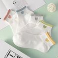 thumbnail image 3 of D-GROEE 5 Pairs Cute Nylon Crew Funny Aesthetic Novelty Comfortable Warm Heart Ankle Socks for Women Teens Girls, 3 of 8