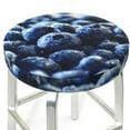 thumbnail image 3 of Kll Blueberry Round Bar Chair Cushion Cover 14 Inch,Bar Stool Protector With Elastic, Soft Washable, 3 of 7