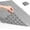 Grey, variant on Anti Slip Shower Mat, 36.6" x 16.9" Soft Shower Mats for Inside Shower, Non Slip Shower Bath Mat for Tub with Suction Cups, Machine Washable Shower Floor Mat with Drainage Holes, Light Grey