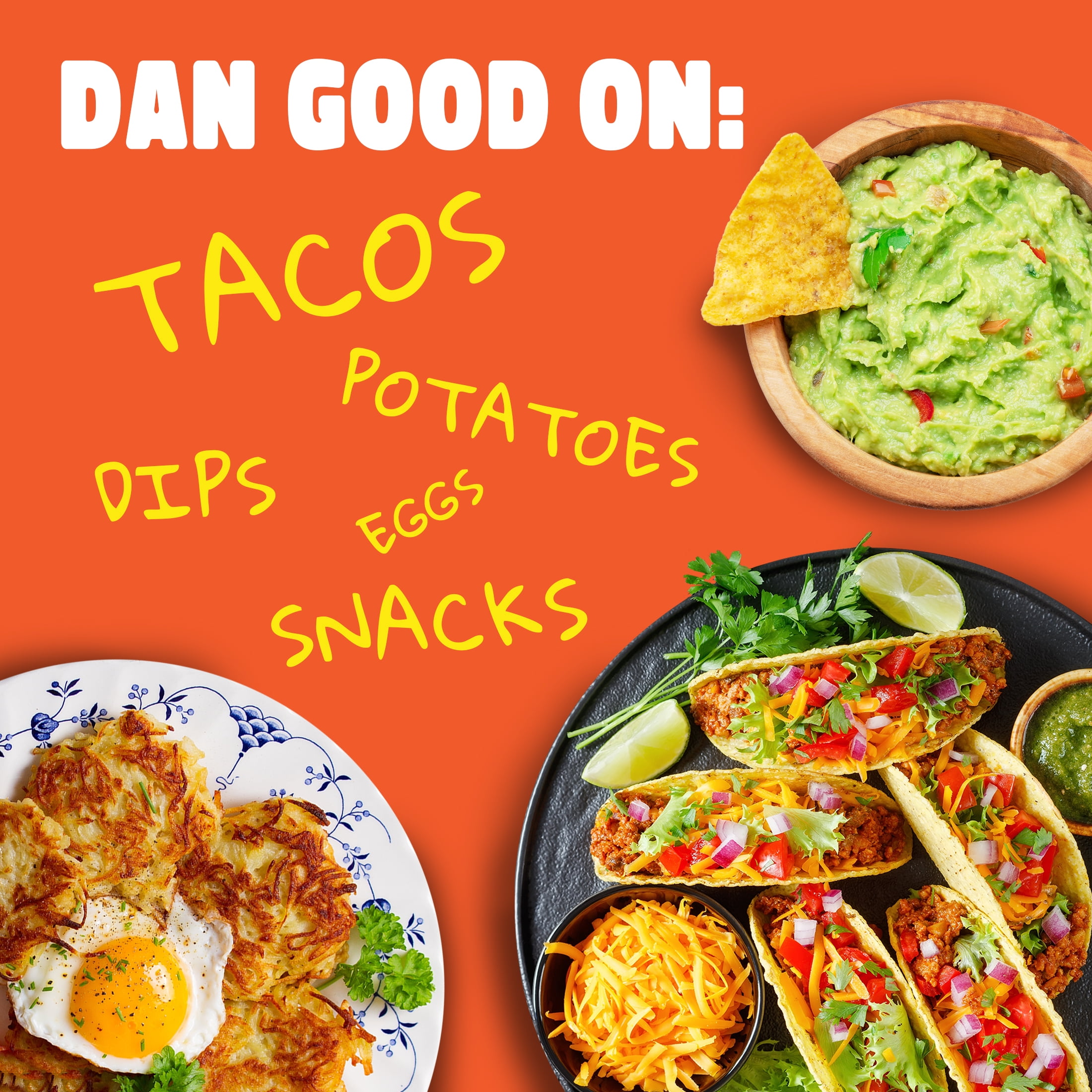 (8 pack) Dan-O's Tac-O™ Seasoning - All-Purpose Taco Seasoning - 3.35 oz Bottle