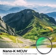 thumbnail image 2 of K&F CONCEPT 62mm MC UV Protection Filter, 18 Multi-Coated Ultra Slim MCUV Filter for Camera Lens + Cleaning Cloths (K-Series), 2 of 7