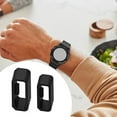 thumbnail image 4 of Flmtop 2Pcs Watch Strap Retainer Rings Replacement Soft Silicone 18mm/20mm Watchband Keeper Hoop Loop Holder for Garmin Vivoactive/Vivomove/Fenix 5S 5S Pro 6S 6S Pro, 4 of 10
