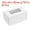 White, variant on Uxcell 3.3x2.4x1.2" Paper Soap Box with Window, 40 Pack Soap Boxes Rectangle Packaging Boxes, Pink