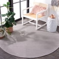 thumbnail image 3 of SAFAVIEH Martha Stewart Hampton Solid Indoor/Outdoor Area Rug, Beige/Black, 6'5" x 6'5" Round, 3 of 9