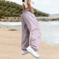 thumbnail image 2 of iHPH7 Wide Leg Sweatpants Women Casual Pants for Women Jogger Pants for Women Workout Sweatpants Women Workout Pants Women Gym Pants Women Lounge Pants Women Purple M, 2 of 9