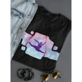 thumbnail image 3 of Aerial Silk Sport Dancer T-Shirt Women -Image by Shutterstock, Female x-Large, 3 of 4