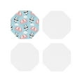 thumbnail image 2 of Disketp Cute Panda Flying In The Sky Funny Coasters,4 Pcs Leather Coasters With Holder, Perfect Housewarming Hostess Gifts,Protect Furniture From Water Marks Scratch, 2 of 9