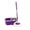 Purple, variant on Hanen Spin Mop and Bucket Set, Self-Wringing Mop with Dual Chamber Bucket & Dehydrator Basket, Stainless Steel Telescopic Handle, Absorbent Mop Head for Hardwood Floor & Tile