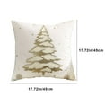 thumbnail image 3 of Isvgxsz Christmas Pillow Covers 18x18 Set of 2 Christmas Decor Pillowcase White Tree Xmas Green Throw Pillows Christmas Winter Farmhouse Holiday Decoration Outdoor Cushion Covers for Couch Home, 3 of 7