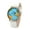 White, variant on Fashion Metal Strap Watch, Explorer'S World Cartography Fabric Timepiece Quartz Watch Metal Strap Sexless Simple Business Watch