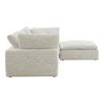 thumbnail image 4 of Moe's Home Collection Clay Lounge Modular Sectional Coastside Sand Fabric, 4 of 7