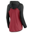 thumbnail image 3 of Women's Fanatics Cardinal/Black Arizona Cardinals Forever Fan Full-Zip Hoodie, 3 of 3