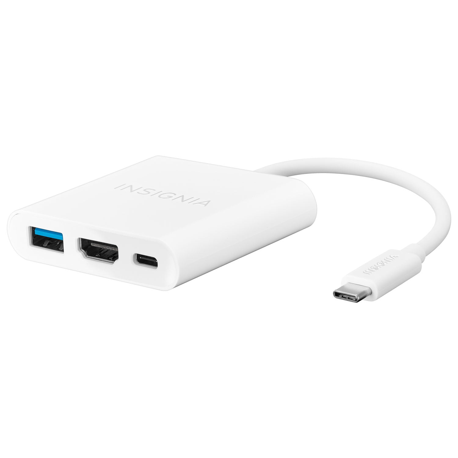Insignia USB-C to HDMI Multiport Adapter – 4K HDMI, USB 3.0 & USB-C PD – Black