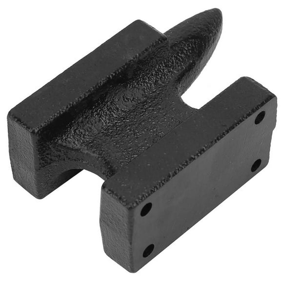 Fafeicy Blacksmith Anvil, Cast Iron Anvil with Polished Surface, 12.5 Lbs Portable Heavy Duty Anvil for Metal Forming, Stable Workbench Tool for DIY & Professional Blacksmiths